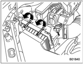 Subaru Forester. Air cleaner element