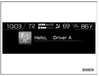 Subaru Forester. Repeat facial scan