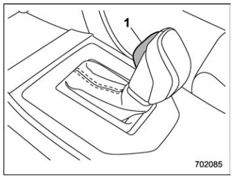 Subaru Forester. Select lever